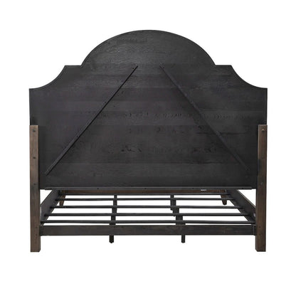 Paradise Valley California King Upholstered Bed - Saddle Brown