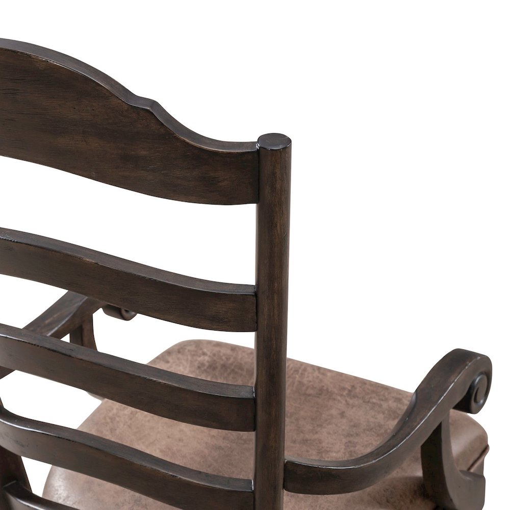 Paradise Valley Uph Ladder Back Arm Chair (RTA) - Set of 2