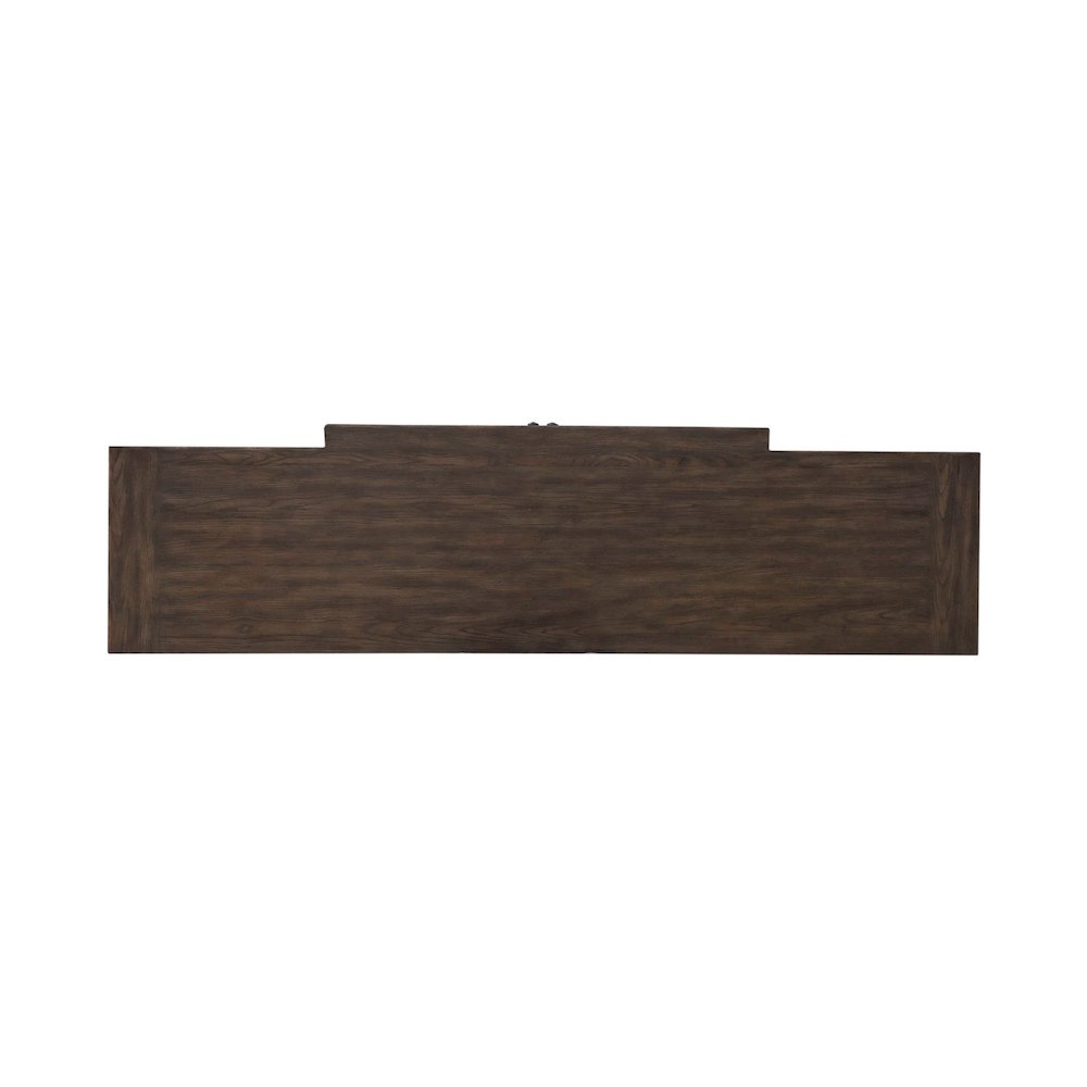 Paradise Valley 76 Inch TV Console for Living Room  - Saddle Brown