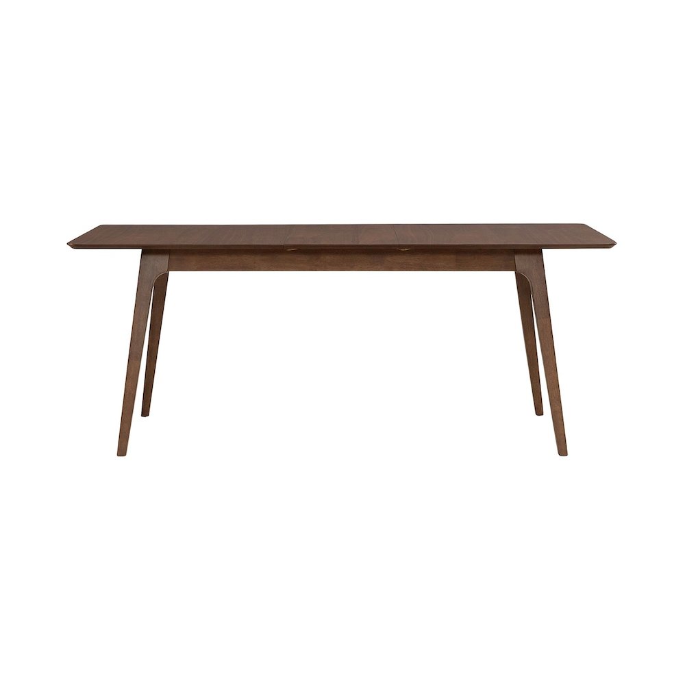 6 Piece Leg Table with 4 Side Chairs, Dining Bench -Dining Room Set-Satin Walnut