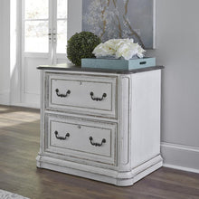 Magnolia Manor Jr Executive Media Lateral File in Antique White