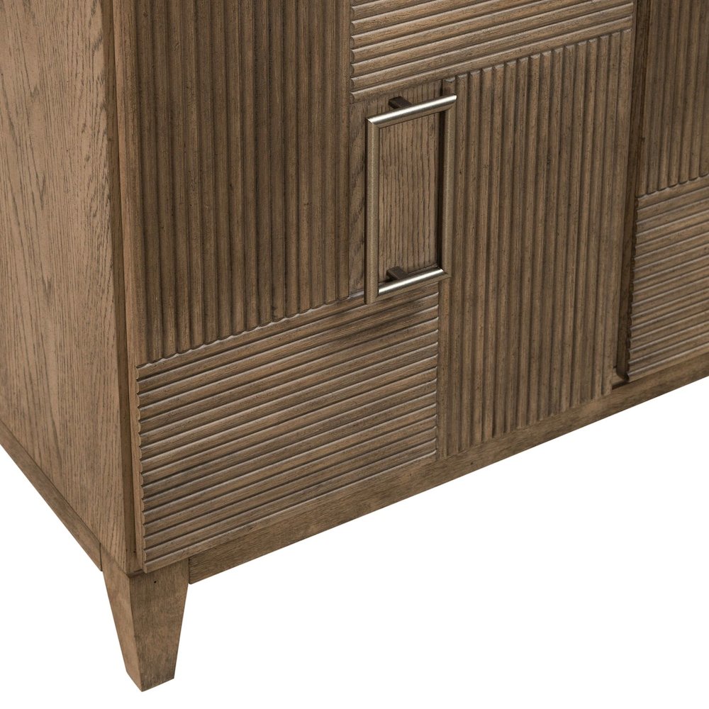 Serenity 82 Inch Accent TV Console for Living Room  - Burnished Beige