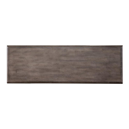 Ocean Isle Bench (RTA) in Antique White w/ Weathered Pine