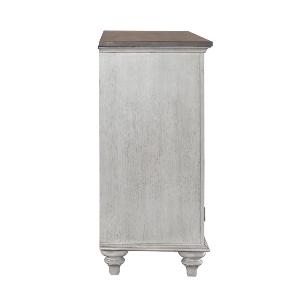 Ocean Isle Buffet in Antique White w/ Weathered Pine