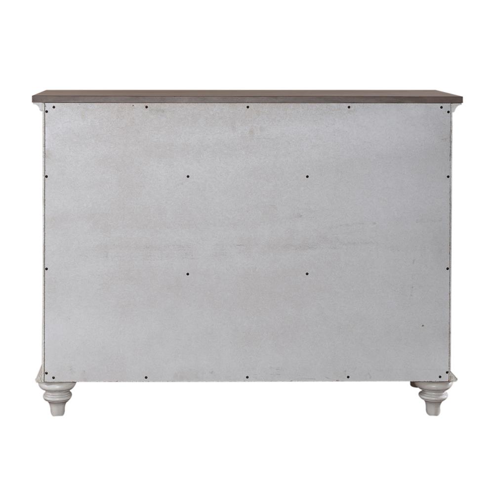 Ocean Isle Buffet in Antique White w/ Weathered Pine