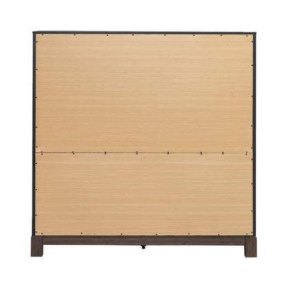 Modern Edge Dressing Chest for Bedroom - Caffe