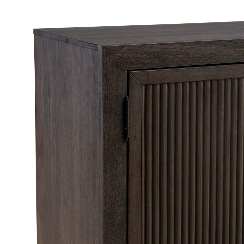 Modern Edge Dressing Chest for Bedroom - Caffe
