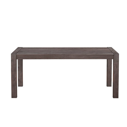 Modern Edge 5 Piece Rectangular Table Set - Caffe