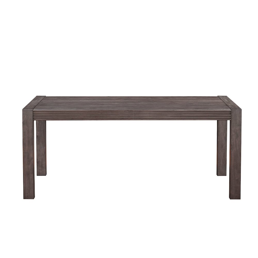 Modern Edge 7 Piece Rectangular Table Set - Caffe