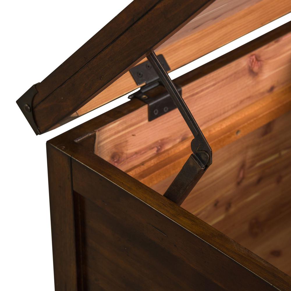 Aspen Skies Storage Trunk in Russet Brown