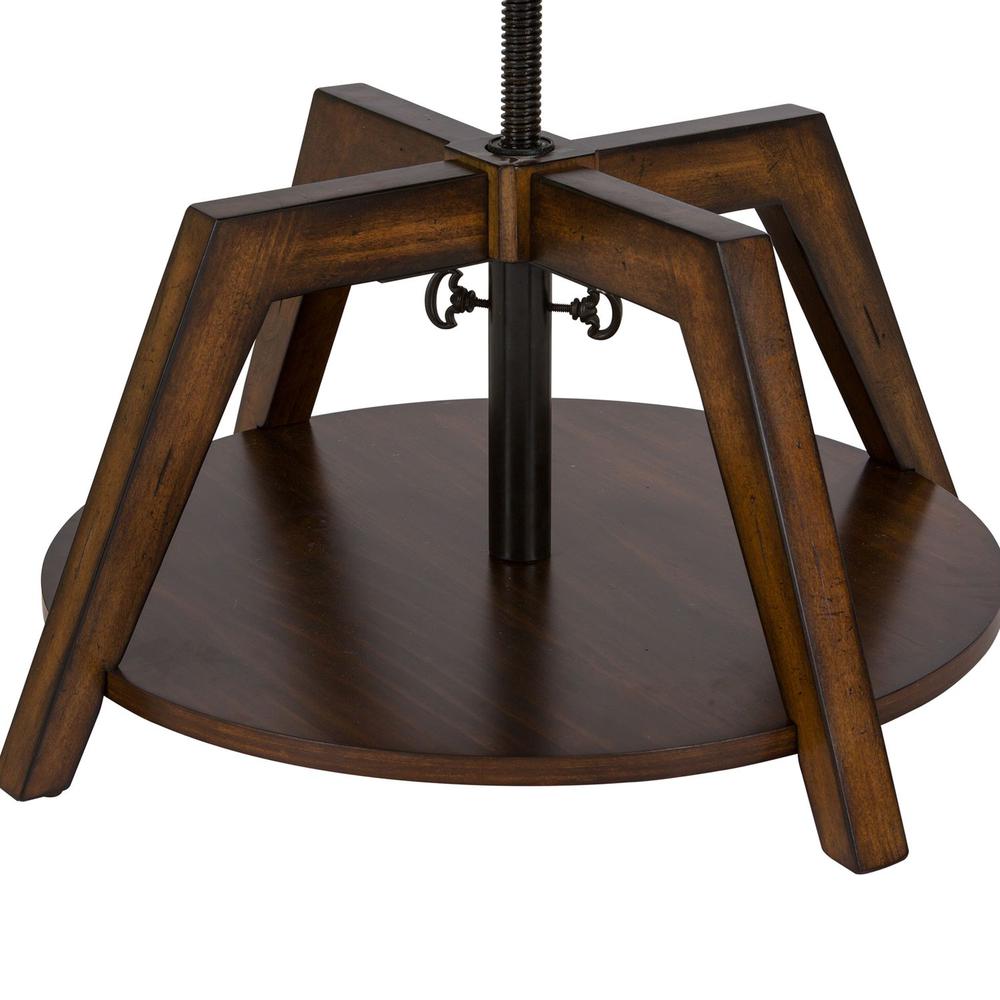 Aspen Skies Motion Cocktail Table in Russet Brown