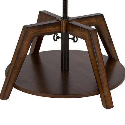 Aspen Skies Motion Cocktail Table in Russet Brown