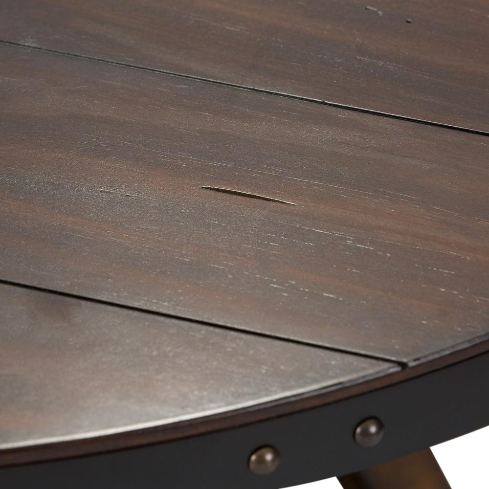 Aspen Skies Motion Cocktail Table in Russet Brown