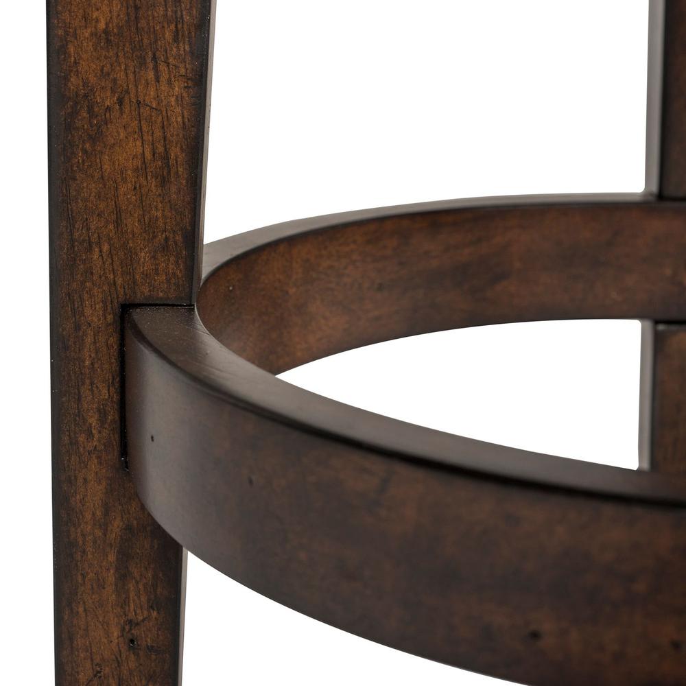 Aspen Skies Console Swivel Stool in Russet Brown
