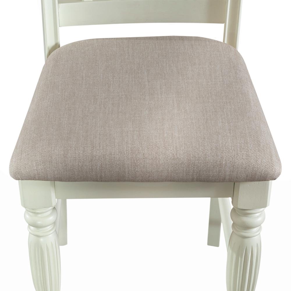 Cumberland Creek Slat Back Counter Chair (RTA)-Set of 2 in Nutmeg