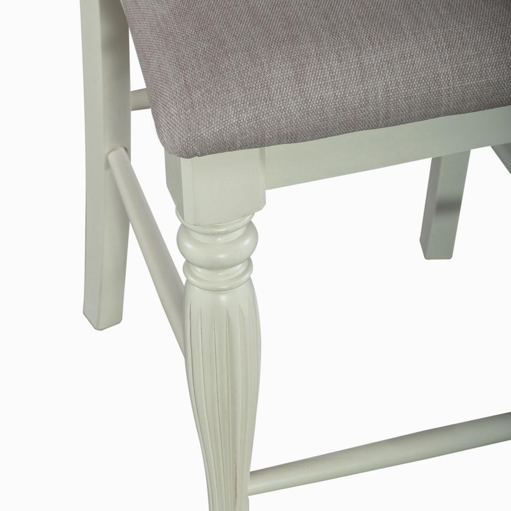 Cumberland Creek Slat Back Counter Chair (RTA)-Set of 2 in Nutmeg