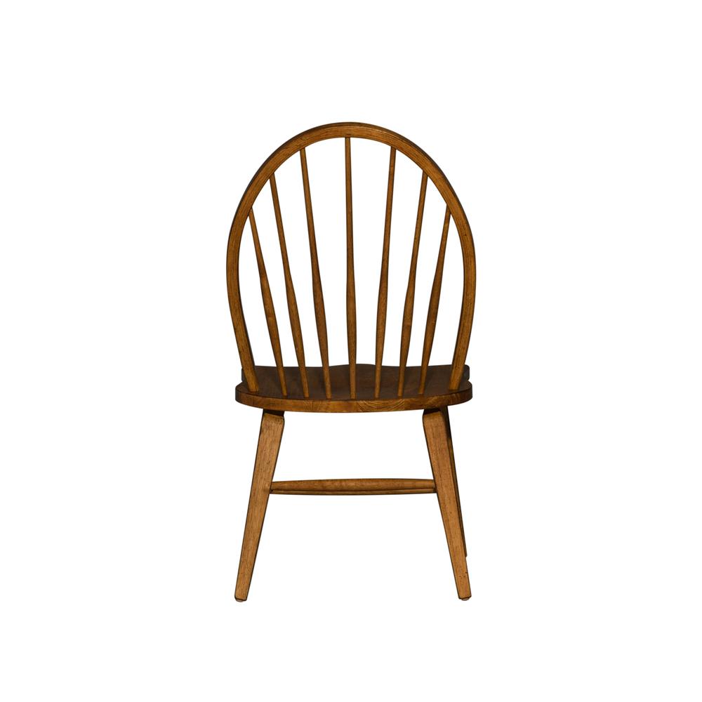 Hearthstone Ridge Windsor Back Side Chair-Set of 2 in Tobacco