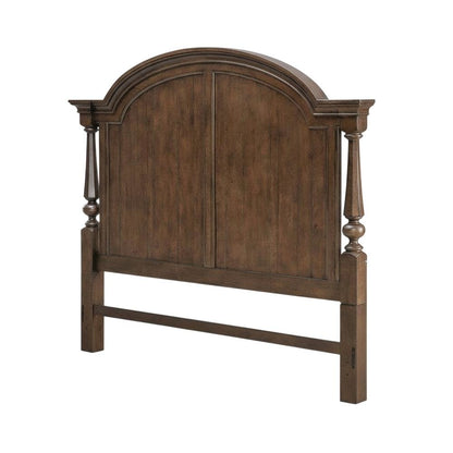 Cherry King Poster Bed Headboard Wood Construction Traditional Style