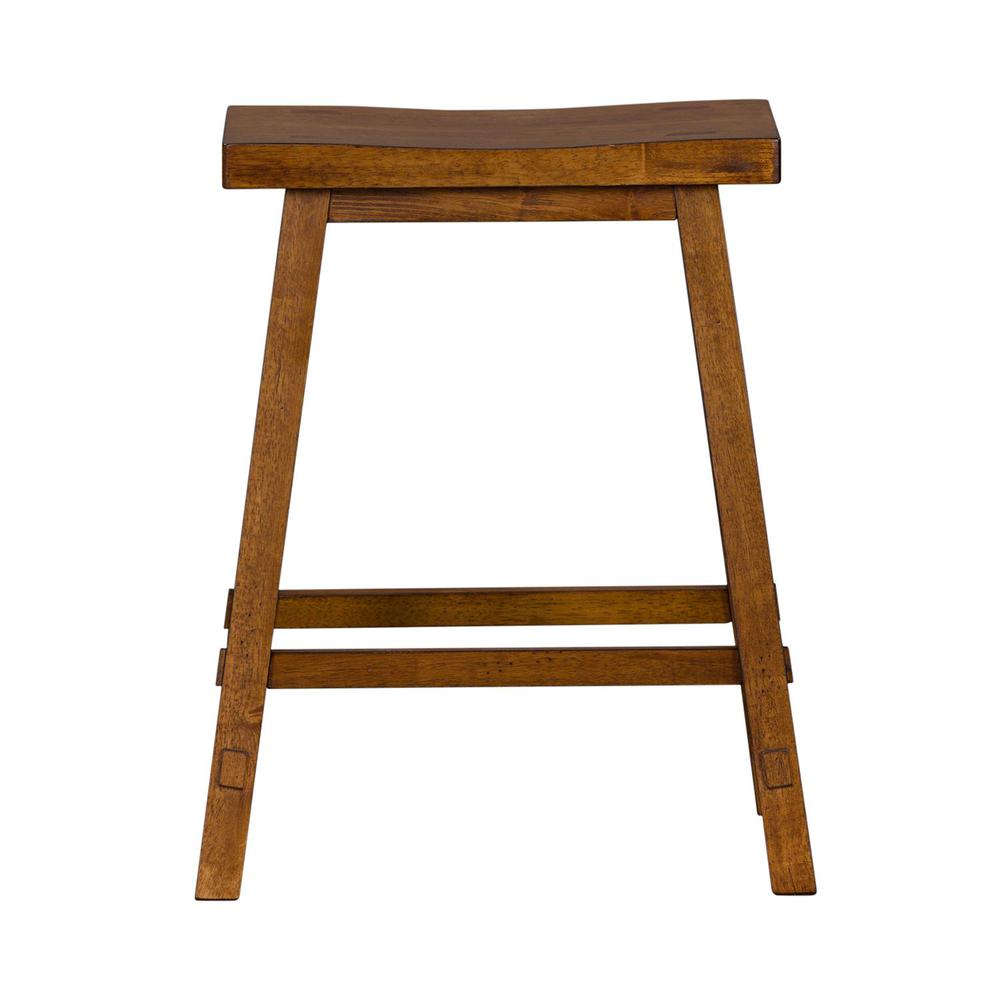 Creations 24 Inch Sawhorse Counter Stool - Tobacco (RTA) in Various