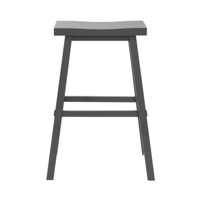 Creations 24 Inch Sawhorse Counter Stool- Gray in Various