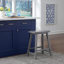 Creations 24 Inch Sawhorse Counter Stool- Gray in Various