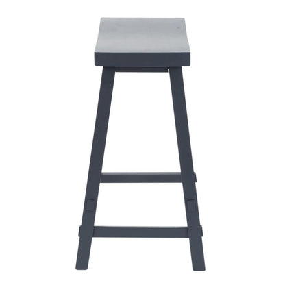 Creations 24 Inch Sawhorse Counter Stool- Navy in Various