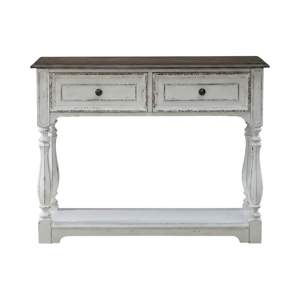 White, Console Table, Quality Build, Durable Wood Frame