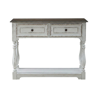 White, Console Table, Quality Build, Durable Wood Frame