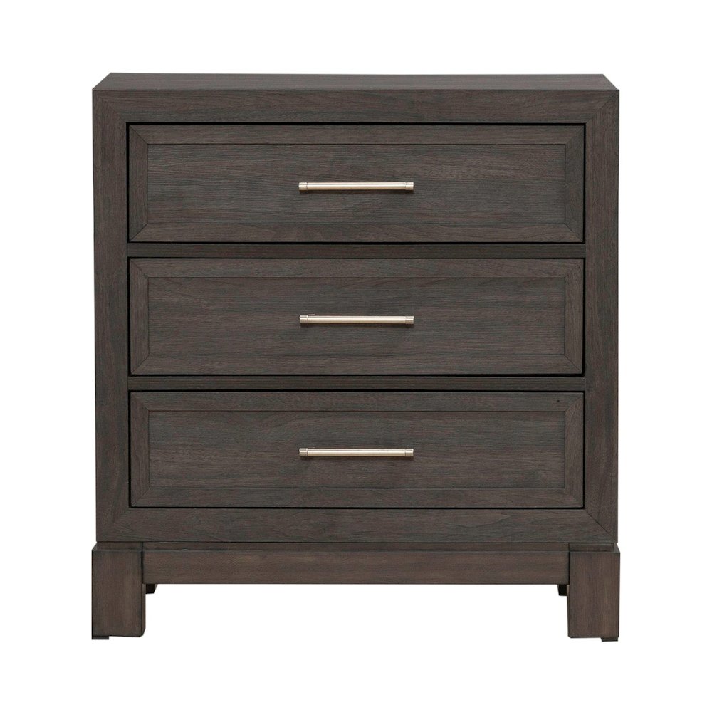 Queen Upholstered Bed, Dresser & Mirror, Chest, Night Stand Bedroom Set - Caffe