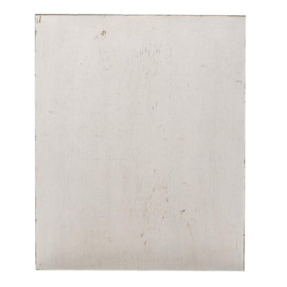 Drawer Chair Side Table Flea Market White w/ Heavy Distressing