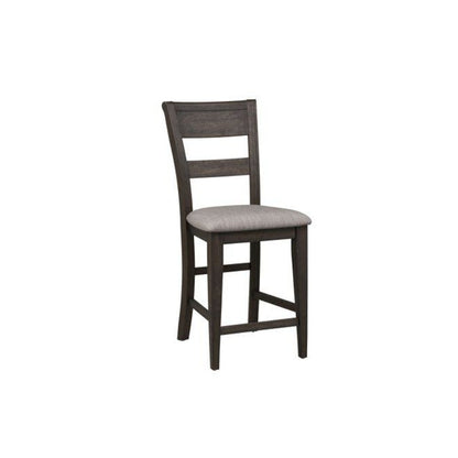 Double Bridge 5 Piece Gathering Table Set in Dark Chestnut