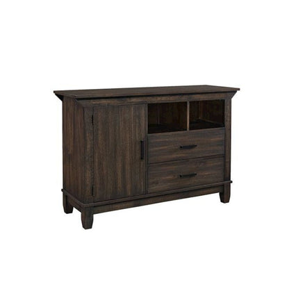 Double Bridge Sideboard in Dark Chestnut