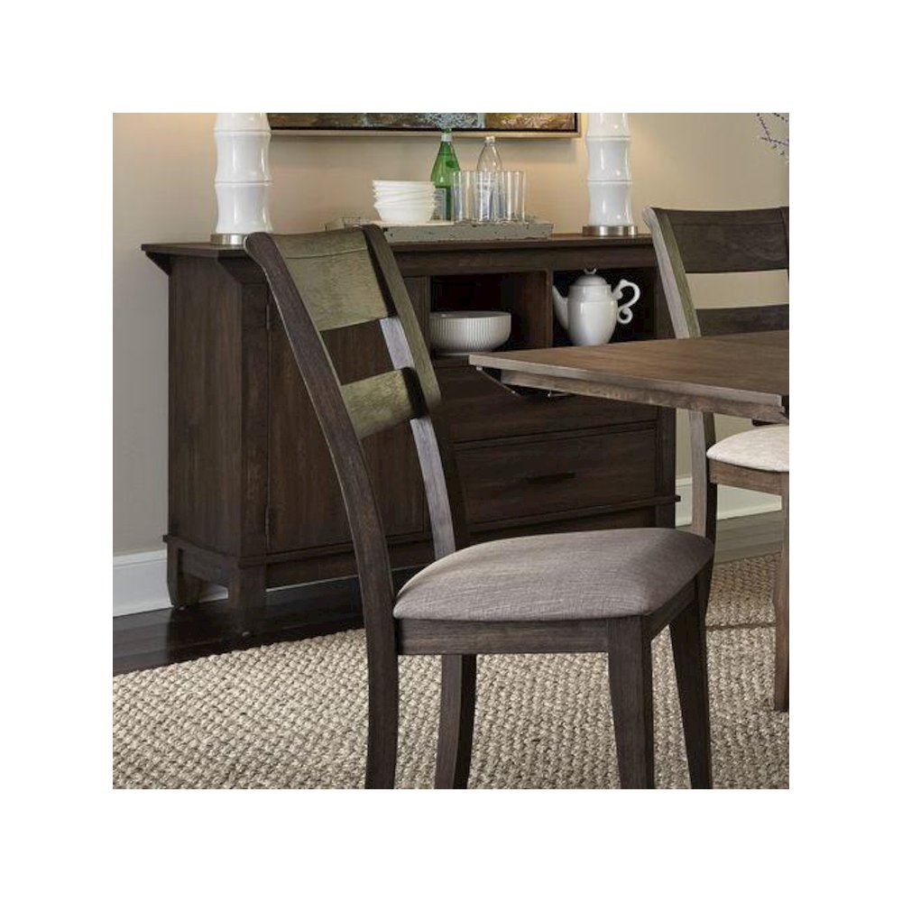 Double Bridge Sideboard in Dark Chestnut