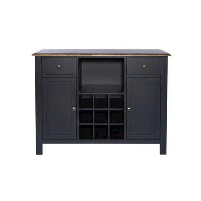 Carolina Crossing Server- Black in Black w/ Antique Honey Top
