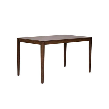 Space Savers 5 Piece Rectangular Table Set in Satin Walnut