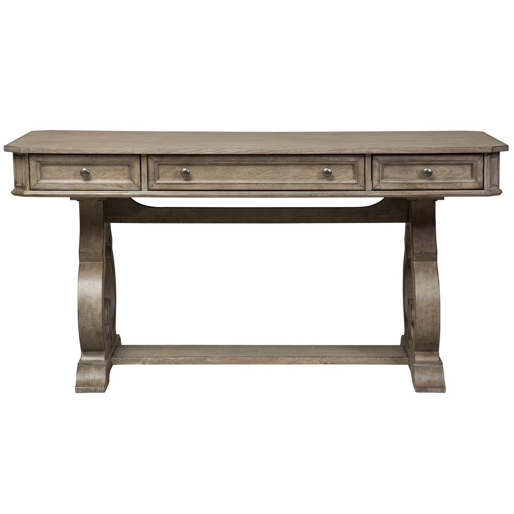 Simply Elegant Writing Desk in Heathered Taupe