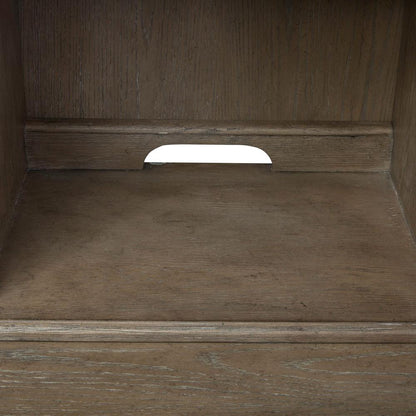 Simply Elegant 3 Piece Desk & Hutch Set in Heathered Taupe