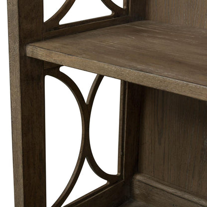 Simply Elegant 3 Piece Desk & Hutch Set in Heathered Taupe