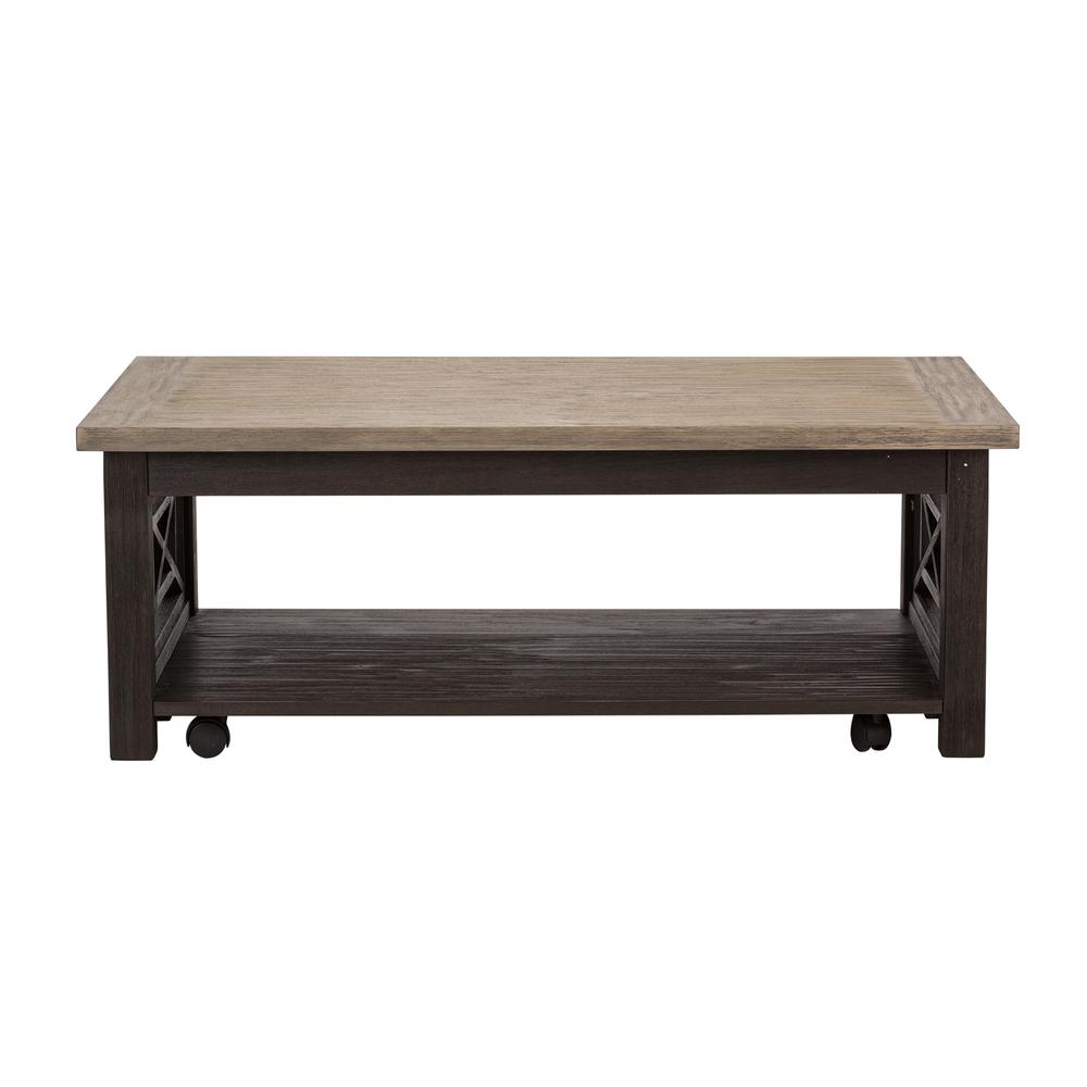 Heatherbrook Cocktail Table in Charcoal