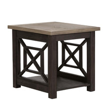 Heatherbrook Heatherbrook end table in Charcoal
