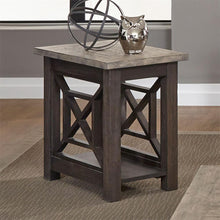 Heatherbrook Chair Side Table in Charcoal