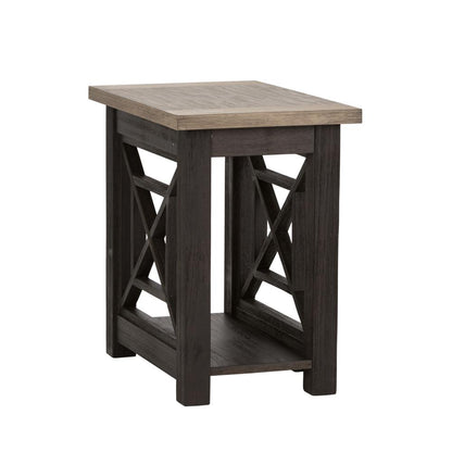 Heatherbrook Chair Side Table in Charcoal