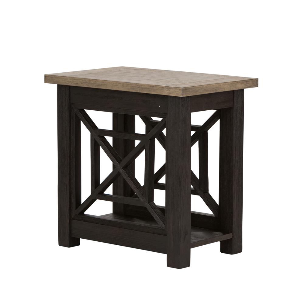 Heatherbrook Chair Side Table in Charcoal