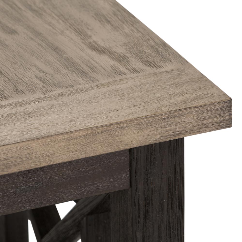 Heatherbrook Chair Side Table in Charcoal