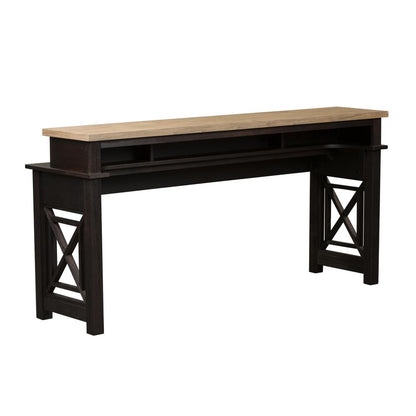 Heatherbrook Console Bar Table in Charcoal