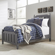 Cottage View Full Panel Bed in Dark Gray