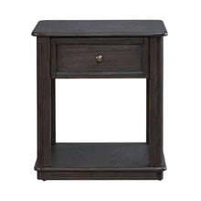 Wallace End Table for Living Room - Aged Oak