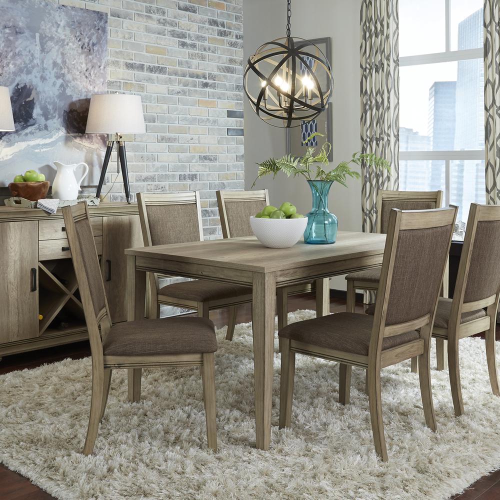 Sun Valley Upholstered Side Chair (RTA)-Set of 2 in Sandstone