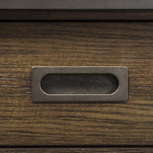 Stone Brook Computer Credenza in Rustic Saddle