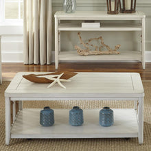 Dockside Cocktail Table in White